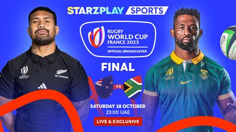 STARZPLAY To Stream The Rugby World Cup 2023 Final Between New Zealand