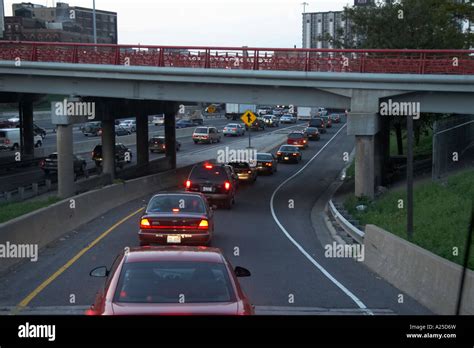 Chicago Rush Hour Traffic Stock Photo Alamy