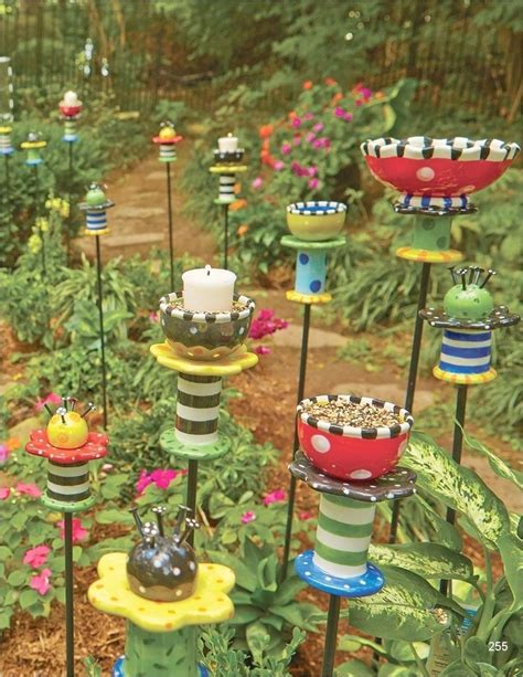 23 Amazing Whimsical Garden Ideas 39 Ondiyideas Garden Art Crafts Garden Art Projects Garden