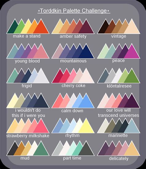 Asha 🌙 On Twitter Color Palette Challenge Color Palette Palette Art