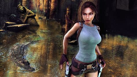 Wallpaper ID Tomb Raider Lara Croft Video Game Girls Big Boobs Video Game Art