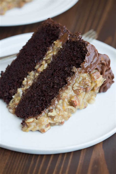 In another medium bowl, combine flour, cocoa, baking soda, and salt. Homemade German Chocolate Cake - Tastes Better From Scratch
