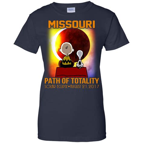 Snoopy And Charlie Brown Missouri Path Of Totality Solar Eclipse T