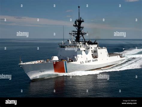 Us Coast Guard Cutter Waesche In The Navigates The Gulf Of Mexico