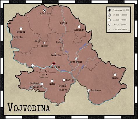 Vojvodina Map By Wolfgrid On Deviantart