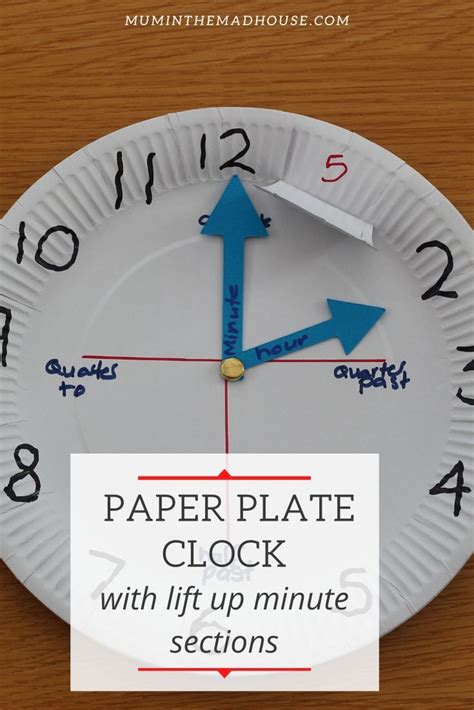 Diy Paper Plate Clock