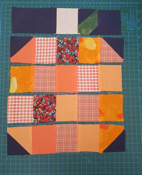 Pumpkin Quilt Block Tutorial All About Patchwork And Quilting