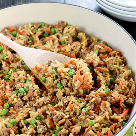 One Pan Asian Ground Beef And Rice Recipe • Fivehearthome