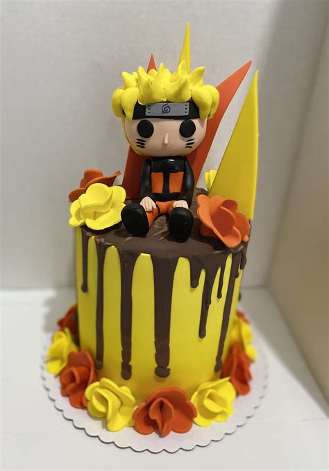 Pastel De Naruto 💕 Postres Coloridos Pasteles Deliciosos Tortas Con Fondant