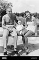 Al Jolson with his wife Ruby Keeler and his son, Al Jr., 1936 Stock ...