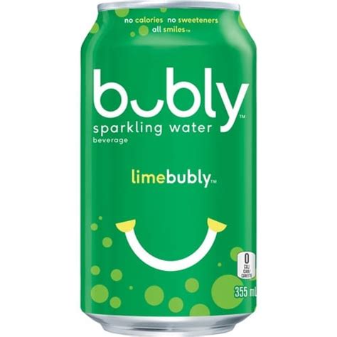 Bubly Lime Sparkling Water 355ml Can