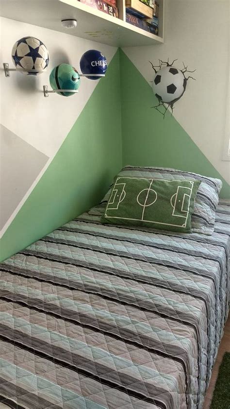 35 Coolest Soccer Themed Bedroom Ideas For Boys Soccer Themed Bedroom