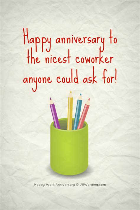Here's to another year of outward smiles and inward screams. An Appreciation-Packed List of Work Anniversary Messages ...