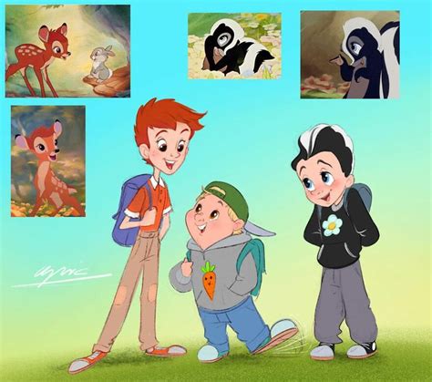 Disney ‘humanimalized Animal Characters Turned Into Humans And Humans