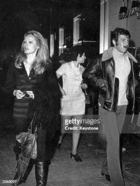 actors jean paul belmondo and ursula andress in athens during a photo d actualité getty images