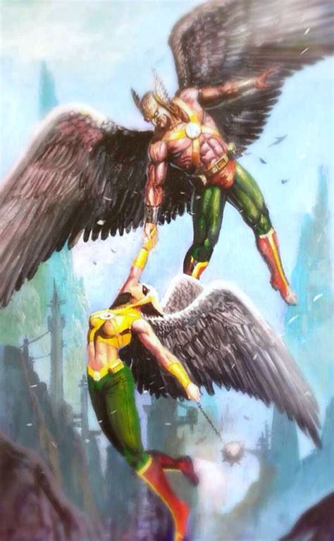 Hawkman And Hawkgirl Arte Dc Comics Marvel Comics Dc Heroes Comic Book