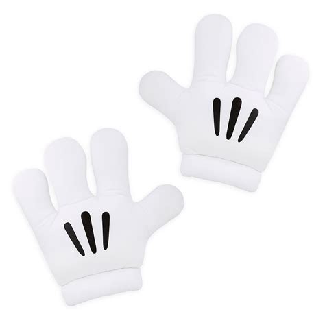 Mickey Mouse Gloves Silhouettes Outline Hands Hand Glove Digital