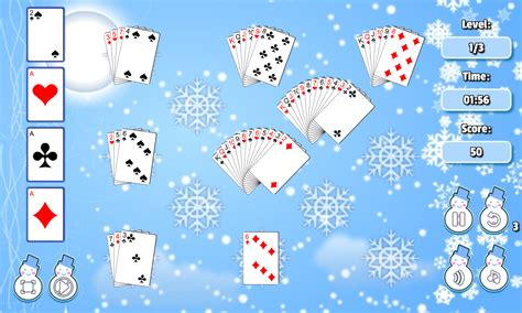 🕹️ Play Winter Solitaire Game Free Online Christmas Themed Klondike