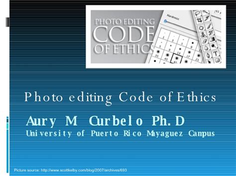 Phot Editing Code Of Ethics