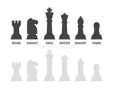 Chess Piece Names Stock Illustrations 18 Chess Piece Names Stock