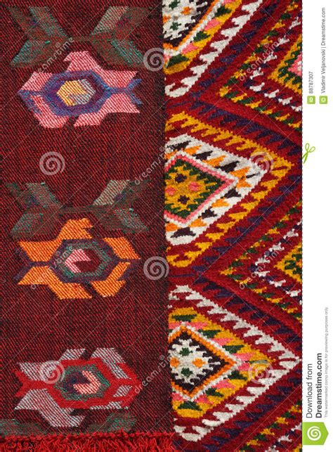 Hand Made Rug Traditional Woolen Hand Made Rug Stock Image Image Of