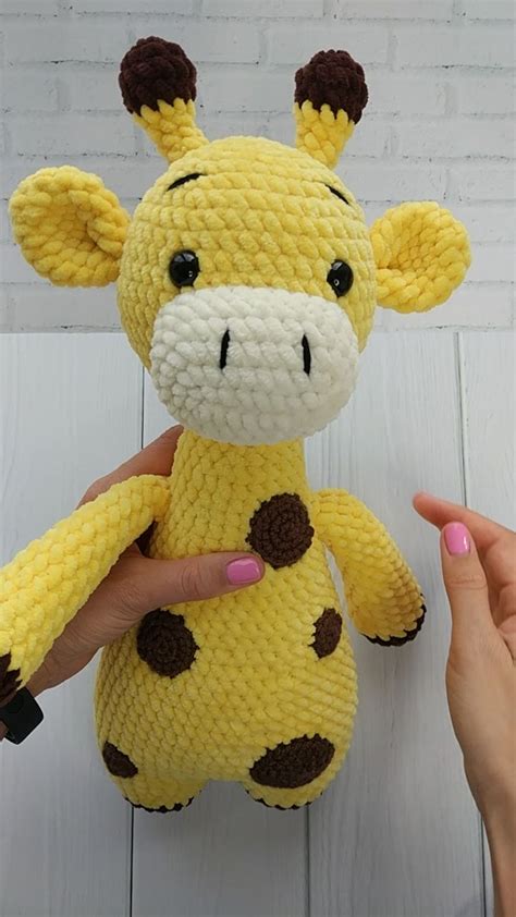 Amigurumi Giraffe Pattern Crochet Giraffe Toy Pdf Pattern Crochet