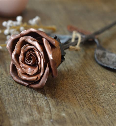 Copper Rose Copper Rose Copper Metal Copper Art