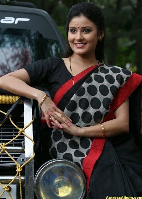 Archana Gupta Hot Photos In Black Saree Actress Album