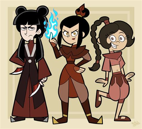 C Fop Style Mai Azula And Ty Lee Atla By Mast3r Rainb0w On Deviantart