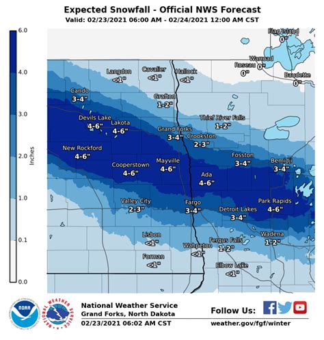 Up To 6 Inches Of Snow Possible Tuesday Evening In Portions Of Mn