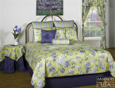 Shop for blue and yellow comforters at bed bath & beyond. 4pc Stunning Blue/Yellow Spring Floral Garden Comforter ...