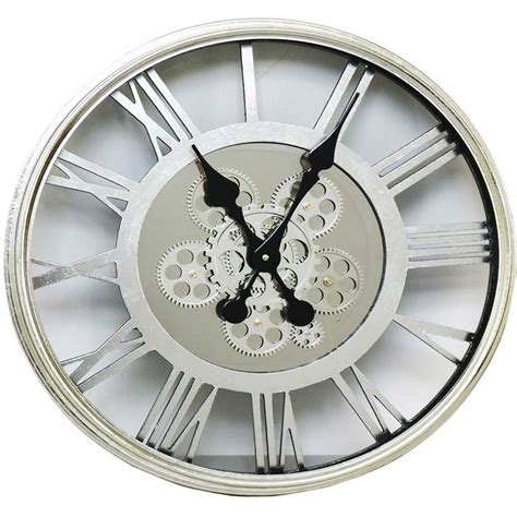 Roman Numeral Round Clog Wall Clock Wall Clock Home Accessories