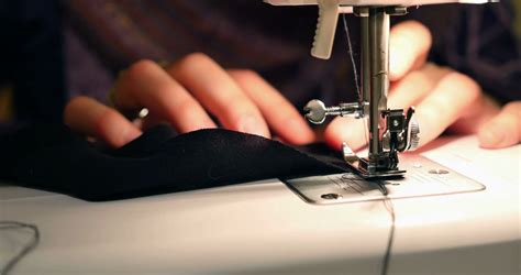 Close Up Footage Of Woman Sewing Black Stock Footage Sbv 306203230