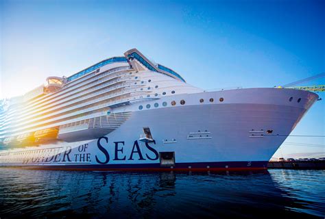 The Largest Cruise Ship In The World Sailing Into Uncharted
