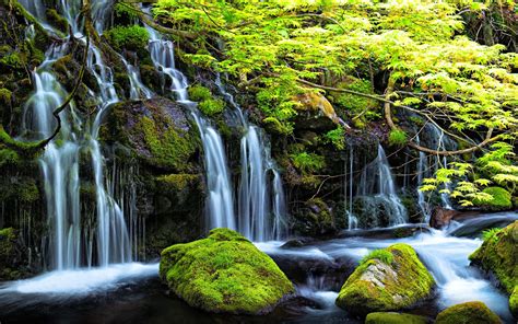 Spring Waterfall Wallpapers Wallpaper Cave