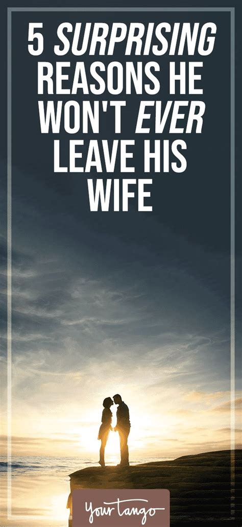 5 Surprising Reasons He Wont Leave His Wife For The Other Woman