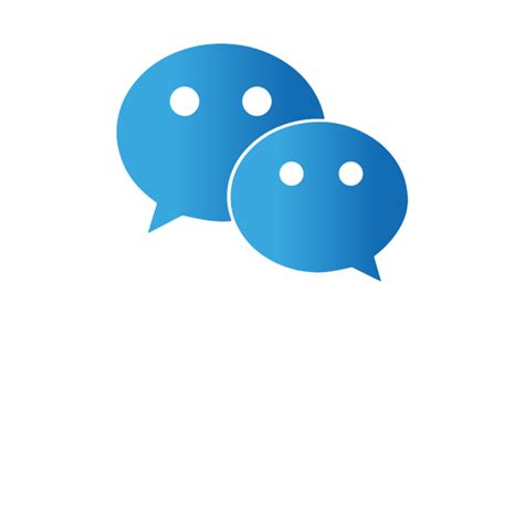 Download High Quality Wechat Logo Blue Transparent Png Images Art