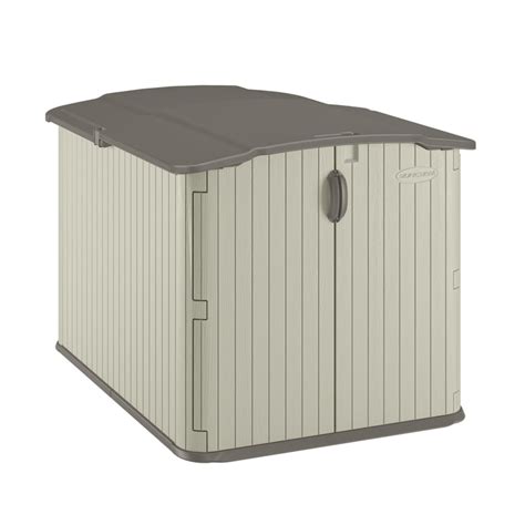 Suncast Vanilla Resin Outdoor Storage Shed Common 57 In X 79625 In