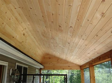 Original cabin drywall ceiling prior to beadboard ceiling install. Vinyl Porch Ceiling Designs Ideas | Porch ceiling, Ceiling ...