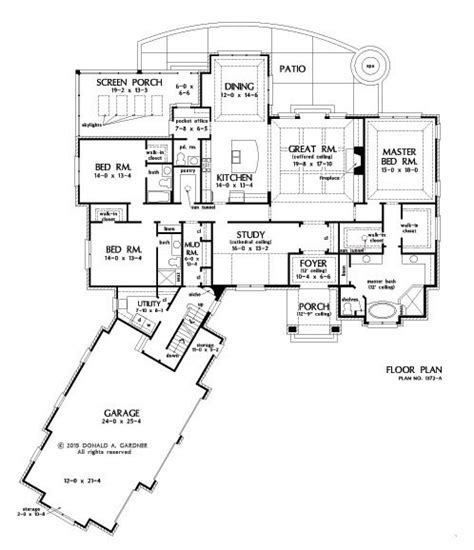 3rd Don Gardner House Plan W Pin 1372 New House Plans Dream House
