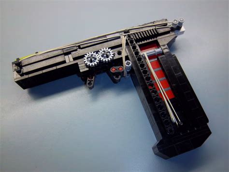 Functional Lego Pistol With  4 Steps With Pictures Instructables