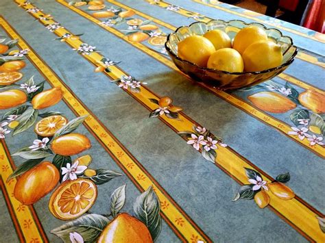 Oranges And Lemons And Blossoms Oh My French Table Linens Oranges