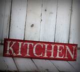 Pictures of Kitchen Wood Signs