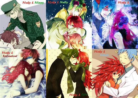 Androgynous, happy tree friends, flaky, flippy, yandere, hug from behind. Anime Flaky pairings - Happy Tree Friends Photo (28057758 ...