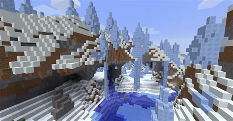 Awesome Ice Spike Mountain Seed For 18 Seeds Minecraft Java