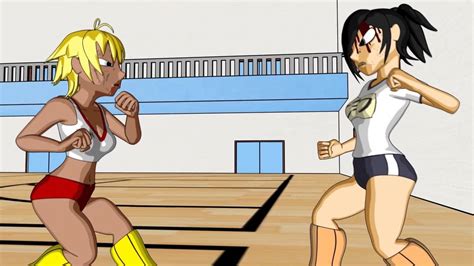 Girl Fight Complete Animation Youtube