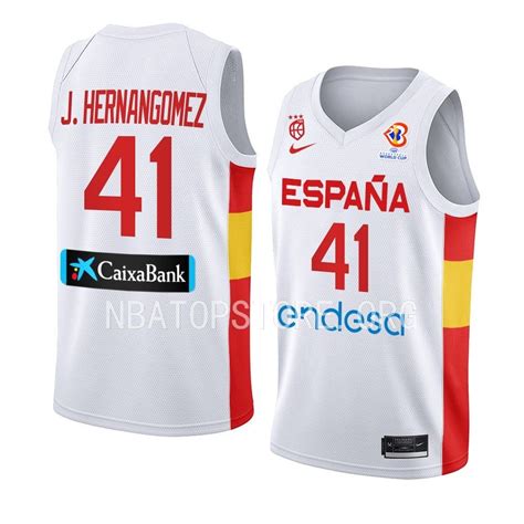 Juan Hernangomez Spain 2023 Fiba World Cup White Jersey