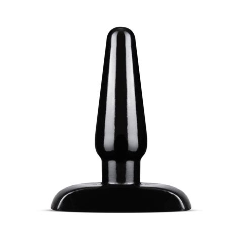 anal adventures basic anal plug black the love store online