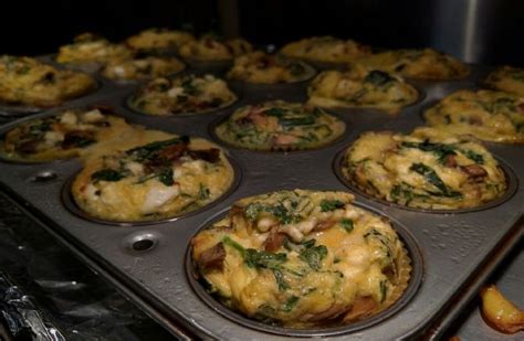 Mushroom Spinach Feta Egg Muffin Cups Recipe Sparkrecipes