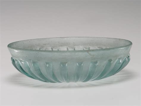 Glass Ribbed Bowl Roman Early Imperial The Metropolitan Museum Of
